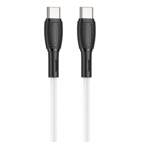 Дата кабель Borofone BX86 Advantage Type-C to Type-C 60W (1m) White
