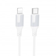Дата кабель Borofone BX101 Creator 27W Type-C to Lightning (1m) White