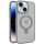 TPU+PC чехол Metal Buttons with MagSafe Colorful HQ Ring для Apple iPhone 15 (6.1"), Grey