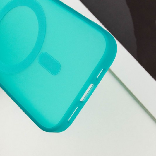 Чохол TPU+PC Lily with MagSafe для Apple iPhone 13 (6.1") Green - зображення 7 