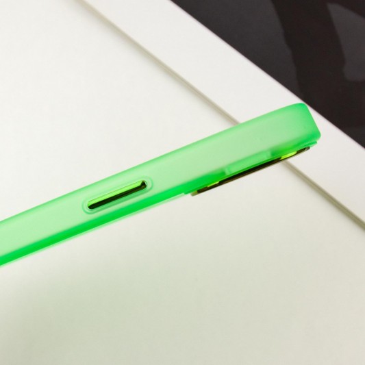 Чохол TPU+PC Lily with MagSafe для Apple iPhone 13 (6.1") Neon Green - зображення 5 