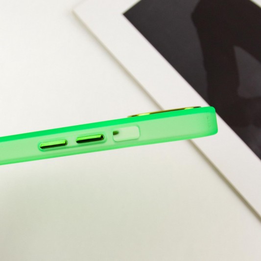 Чохол TPU+PC Lily with MagSafe для Apple iPhone 13 (6.1") Neon Green - зображення 6 