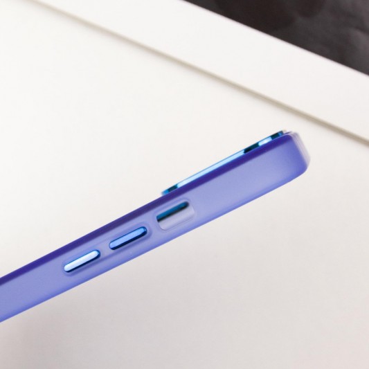 Чехол TPU+PC Lily with MagSafe для Apple iPhone 13 Pro (6.1") Blue - изображение 6