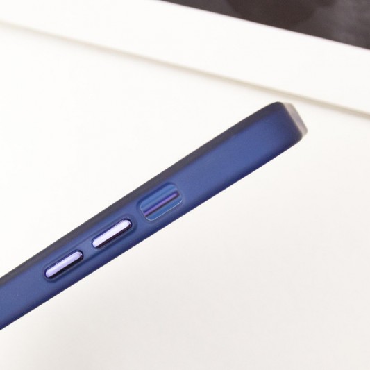 Чохол TPU+PC Lily with MagSafe для Apple iPhone 14 (6.1") Deep Navy - зображення 6 