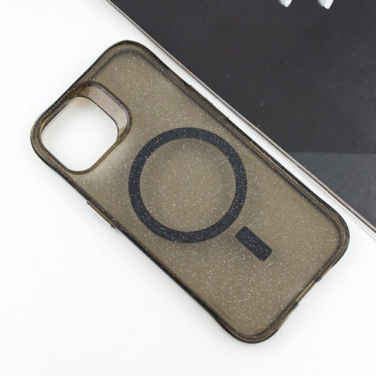 Чехол TPU Radiance with MagSafe для Apple iPhone 15 (6.1") Black - изображение 1
