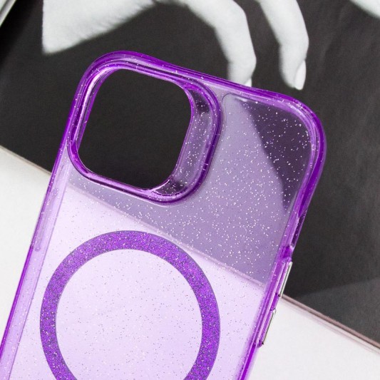 Чохол TPU Radiance with MagSafe для Apple iPhone 15 (6.1") Purple - зображення 2 