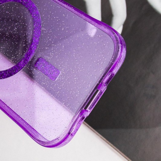 Чохол TPU Radiance with MagSafe для Apple iPhone 15 (6.1") Purple - зображення 4 