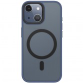 TPU+PC чехол Blueo Skin Friendly Frosted with MagSafe для Apple iPhone 15 (6.1 дюйма) Синий