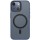 TPU+PC чехол Blueo Skin Friendly Frosted with MagSafe для Apple iPhone 15 (6.1") Синий