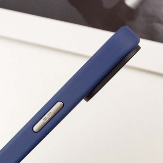 TPU+PC чехол Blueo Skin Friendly Frosted with MagSafe для Apple iPhone 15 (6.1") Синий - изображение 4