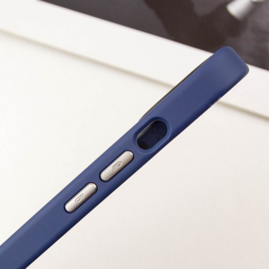 TPU+PC чехол Blueo Skin Friendly Frosted with MagSafe для Apple iPhone 15 (6.1") Синий - изображение 5