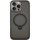 TPU+PC чохол Metal Buttons with MagSafe Colorful HQ Ring для Apple iPhone 15 Pro (6.1") Black