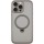 TPU+PC чохол Metal Buttons with MagSafe Colorful HQ Ring для Apple iPhone 15 Pro (6.1") Grey