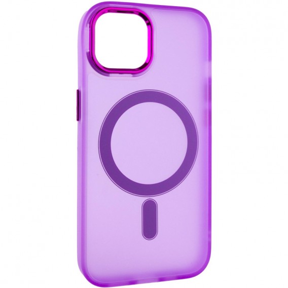 Чехол TPU+PC Lily with MagSafe для Apple iPhone 13 (6.1"), Purple