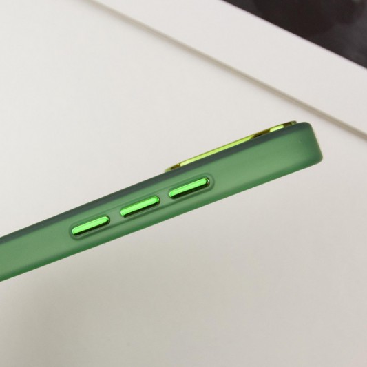 Чохол TPU+PC Lily with MagSafe для Apple iPhone 13 Pro (6.1") Army Green - зображення 6 