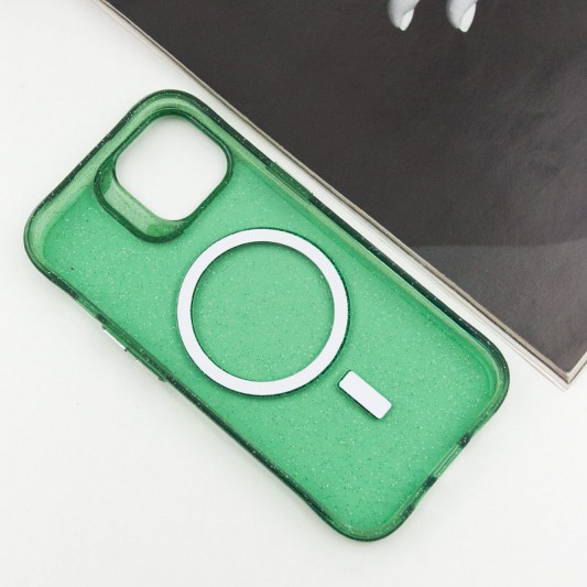 Чохол TPU Radiance with MagSafe для Apple iPhone 15 (6.1") Green - зображення 3 