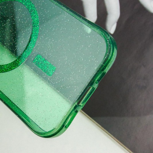 Чохол TPU Radiance with MagSafe для Apple iPhone 15 (6.1") Green - зображення 4 