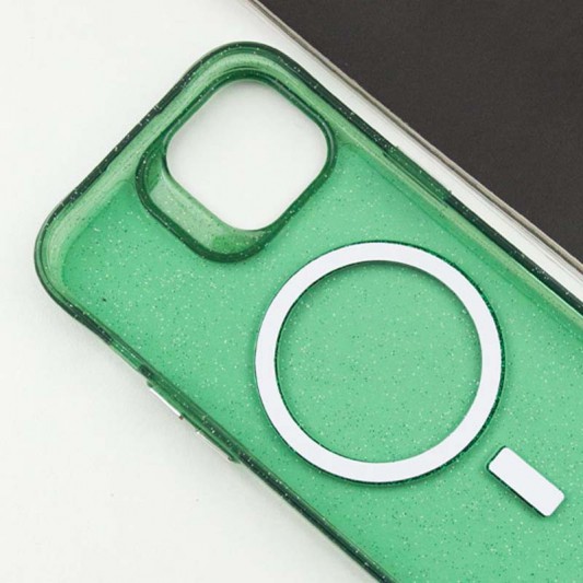 Чохол TPU Radiance with MagSafe для Apple iPhone 15 (6.1") Green - зображення 7 