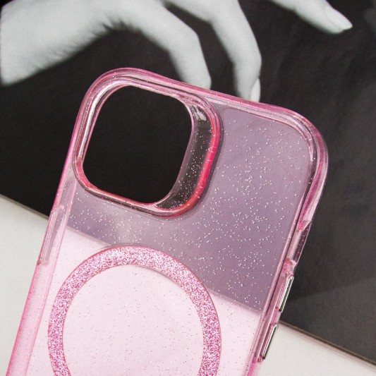 Чохол TPU Radiance with MagSafe для Apple iPhone 15 (6.1") Pink - зображення 2 