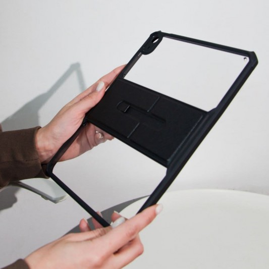 TPU+PC чехол Xundd Stand c усиленными углами для Apple iPad Air 13" (2024-25) /Pro 12.9" (2020-2022) Черный - изображение 2