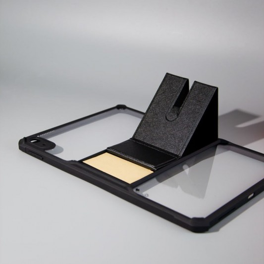 TPU+PC чехол Xundd Stand c усиленными углами для Apple iPad Air 13" (2024-25) /Pro 12.9" (2020-2022) Черный - изображение 5