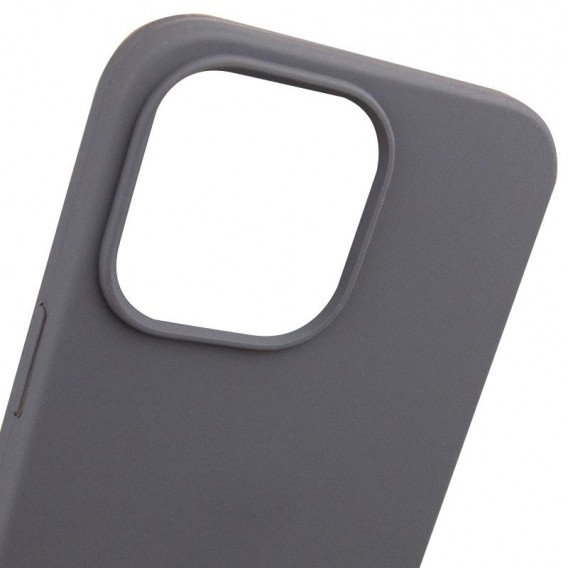 Чехол Silicone Case Full Protective (AA) NO LOGO для Apple iPhone 13 Pro (6.1 дюйма) Серый / Dark Gray