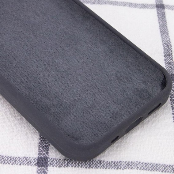 Чехол Silicone Case Full Protective (AA) NO LOGO для Apple iPhone 13 Pro (6.1 дюйма) Серый / Dark Gray