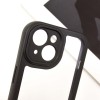 TPU чохол Transparent + Colour 1,5mm для Apple iPhone 14 (6.1"), Black
