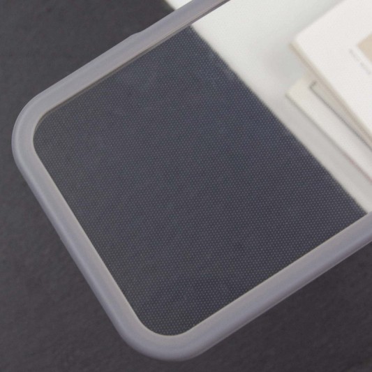 TPU чохол Transparent + Colour 1,5mm для Apple iPhone 14 (6.1") Grey - зображення 6 