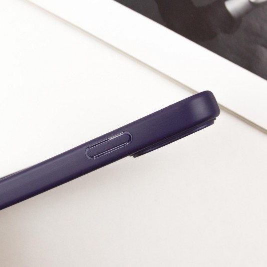 TPU чохол Transparent + Colour 1,5mm для Apple iPhone 14 (6.1") Purple - зображення 3 