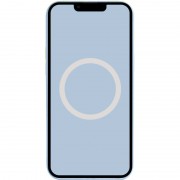 Чехол Silicone case (AAA) full with Magsafe and Animation для Apple iPhone 14 (6.1"), Голубой / Sky