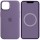 Чехол Silicone case (AAA) with Magsafe and Animation для Apple iPhone 14 (6.1") Фиолетовый / Iris