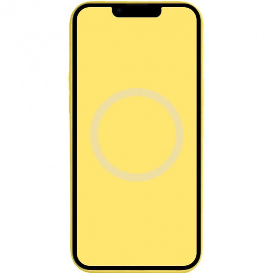 Чехол Silicone case (AAA) with Magsafe and Animation для Apple iPhone 14 (6.1") Желтый / Canary Yellow - изображение 2