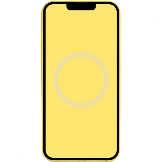 Чохол Silicone case (AAA) full with Magsafe and Animation для Apple iPhone 14 (6.1"), Жовтий / Canary Yellow