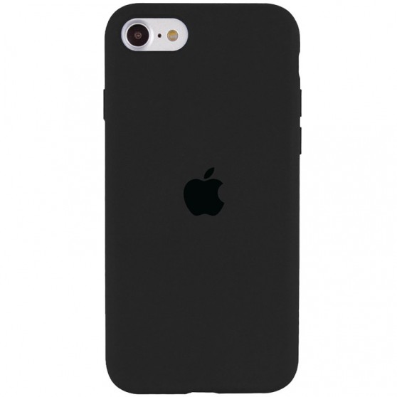Чехол Silicone Case Full Protective (AA) для Apple iPhone SE (2020) Серый / Dark Gray