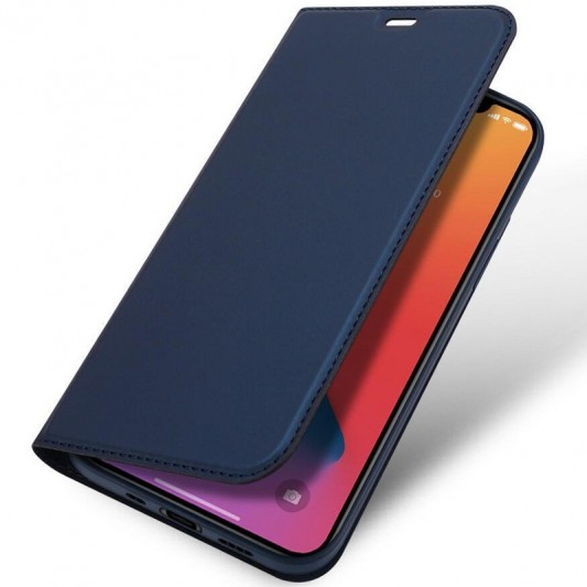 Чохол-книжка Dux Ducis з кишенею для візиток для Apple iPhone 12 Pro / 12 (6.1") Синій - зображення 1 