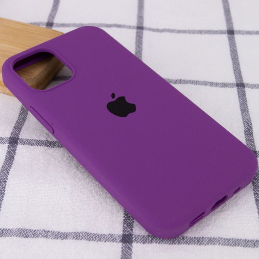 Чохол Silicone Case Full Protective (AA) для Apple iPhone 13 mini (5.4") Фіолетовий / Grape - зображення 1 