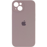 Чохол Silicone Case Full Camera Protective (AA) для Apple iPhone 14 (6.1") Сірий / Lavender / PVH
