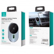 Автодержатель с БЗУ Usams US-CD170 15W Air Vent, Grey