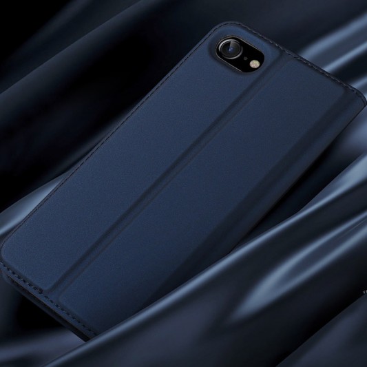 Чехол-книжка Dux Ducis с карманом для визиток для Apple iPhone 7 / 8 / SE (2020) (4.7") Синий - изображение 2