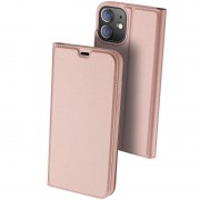 Чехол-книжка Dux Ducis с карманом для визиток для Apple iPhone 11 (6.1"), Rose Gold