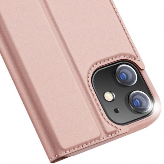Чехол-книжка Dux Ducis с карманом для визиток для Apple iPhone 11 (6.1"), Rose Gold - изображение 4
