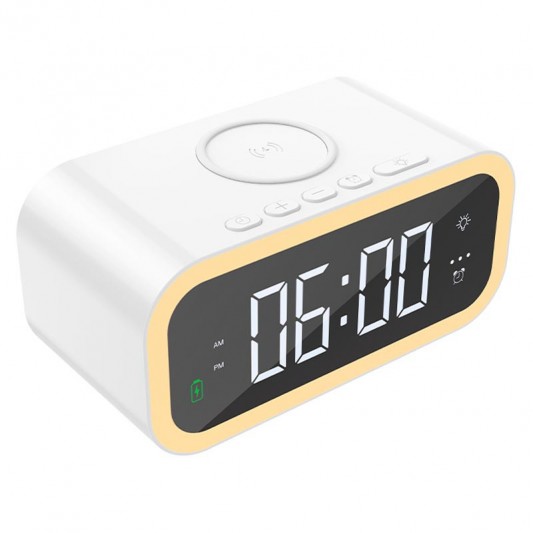 БЗУ WIWU Wi-W015 2 in 1 Time Wireless Charger White - изображение 1