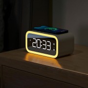 Беспроводная зарядка WIWU Wi-W015 2 in 1 Time Wireless Charger, White