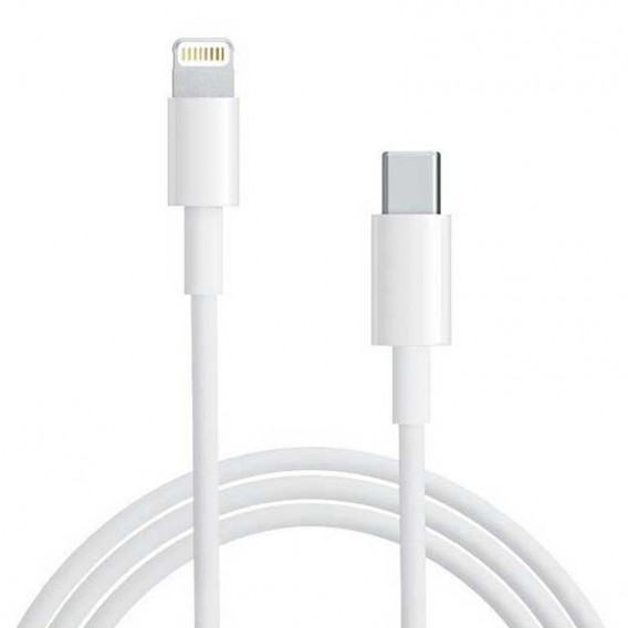 Дата кабель USB-C to Lightning for Apple (AAA) (2m) (no box), White