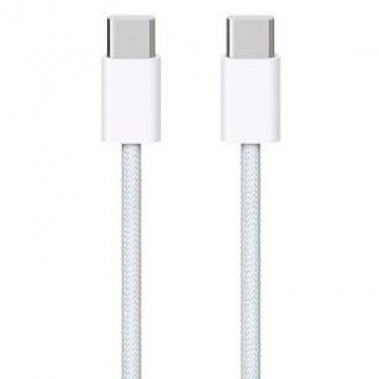 Дата кабель USB-C to USB-C FineWoven for Apple (AAA) (1m) (no box) White