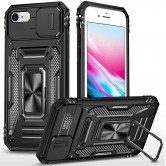 Ударопрочный чехол Camshield Army Ring для Apple iPhone 7 / 8 / SE (2020) (4.7 дюйма) Черный / Black Ударопрочный чехол Camshield Army Ring для Apple iPhone 7 / 8 / SE (2020) (4.7 дюйма) Черный / Black