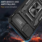 Ударопрочный чехол Camshield Army Ring для Apple iPhone 7 / 8 / SE (2020) (4.7"), Черный / Black