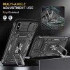 Удароміцний чохол Camshield Army Ring для Apple iPhone X/XS (5.8"), Чорний / Black