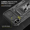 Удароміцний чохол Camshield Army Ring для Apple iPhone X/XS (5.8"), Чорний / Black